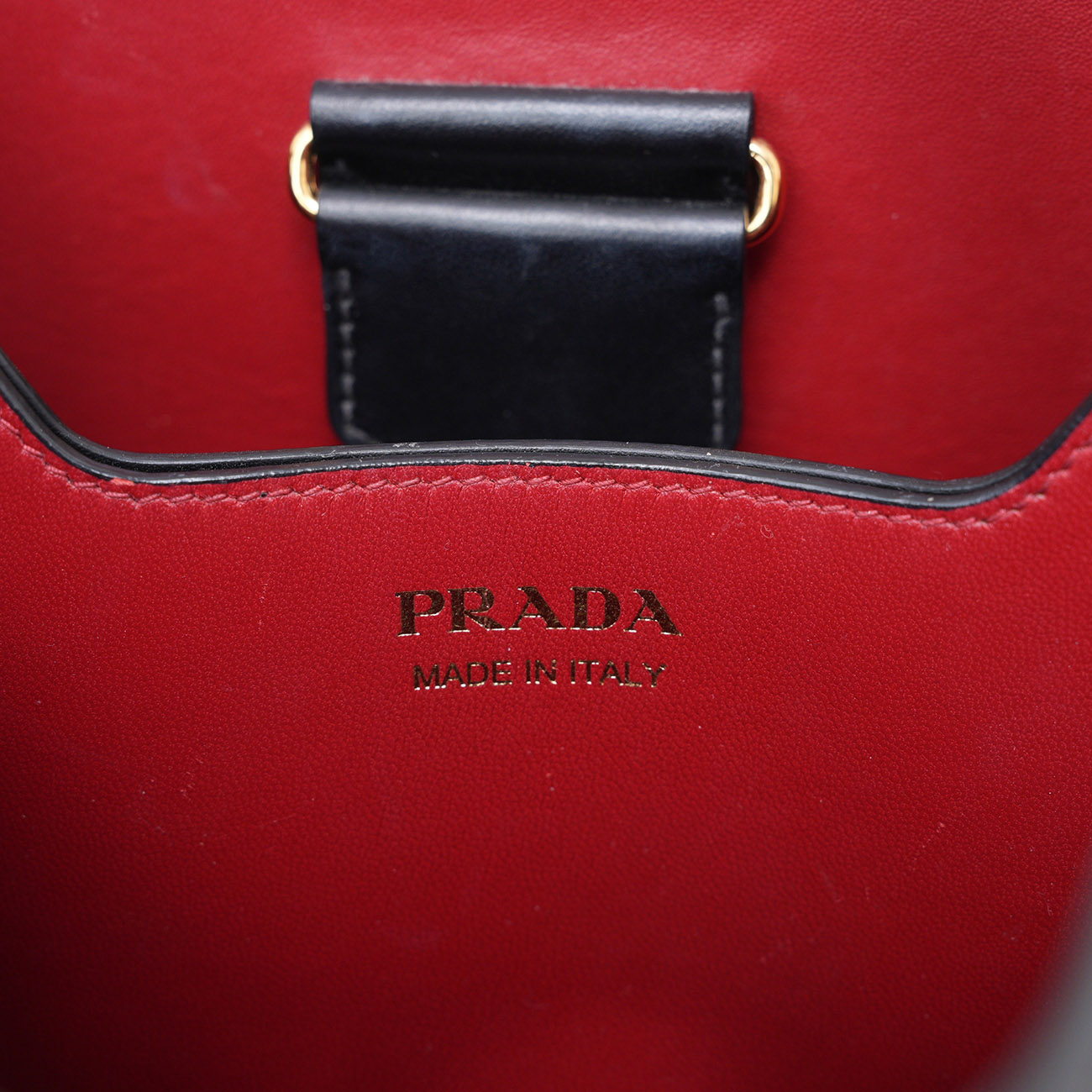 PRADA(USED)프라다 1BA212 사피아노 파니에 버킷백