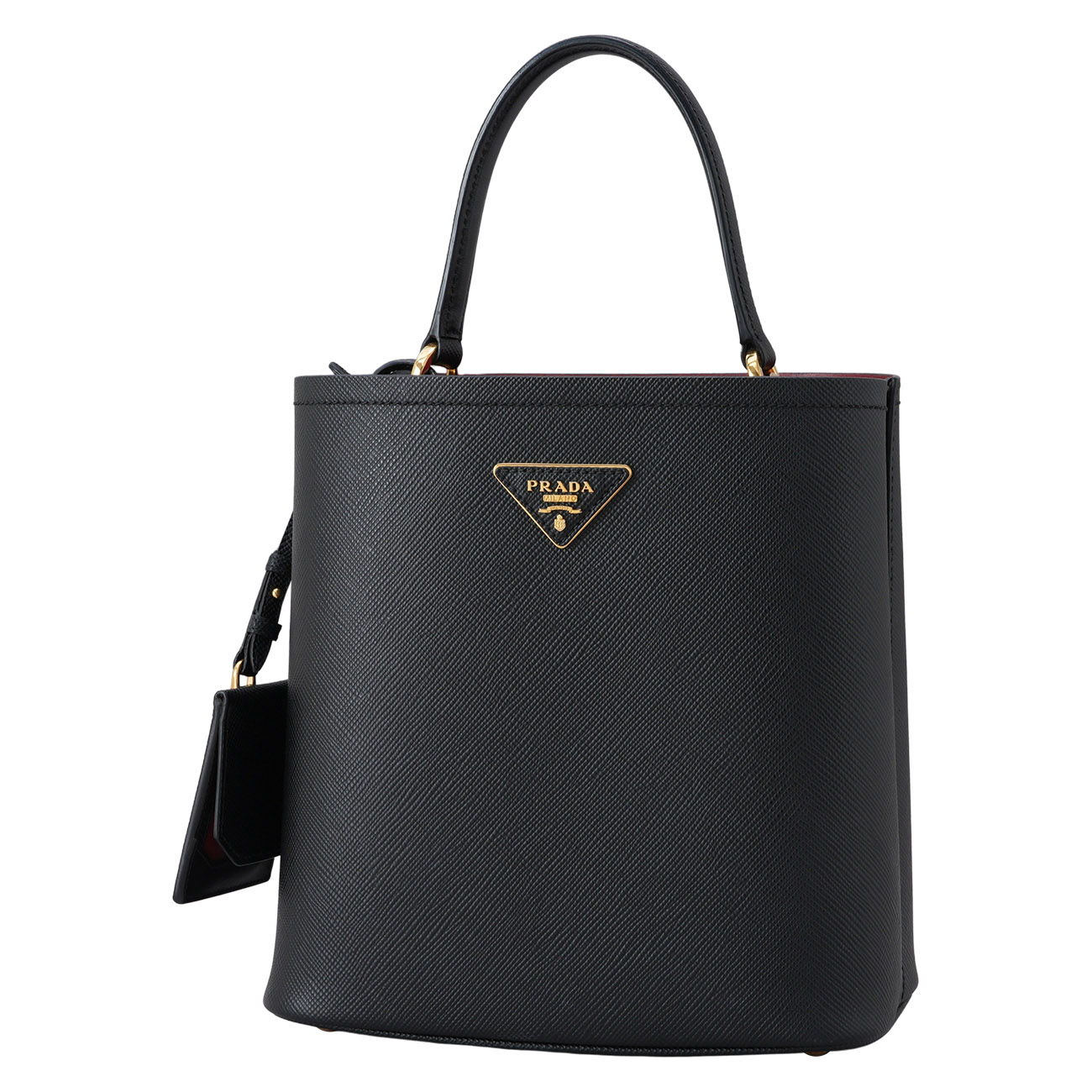 PRADA(USED)프라다 1BA212 사피아노 파니에 버킷백
