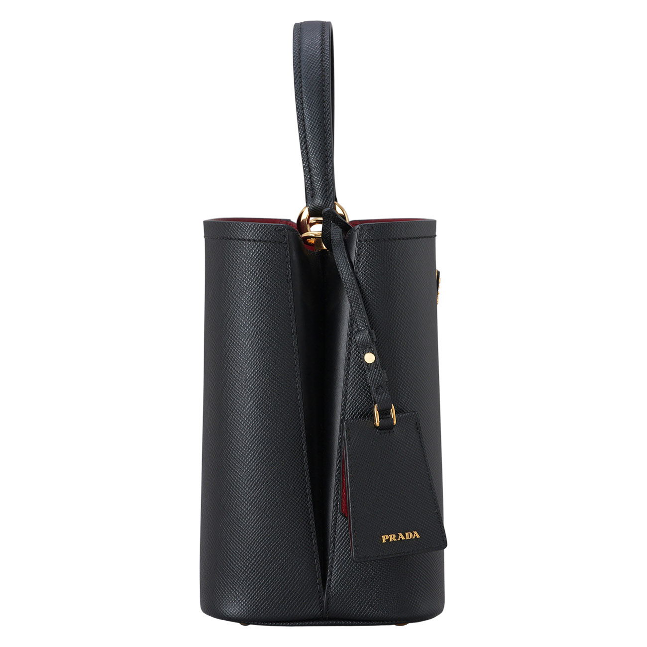 PRADA(USED)프라다 1BA212 사피아노 파니에 버킷백