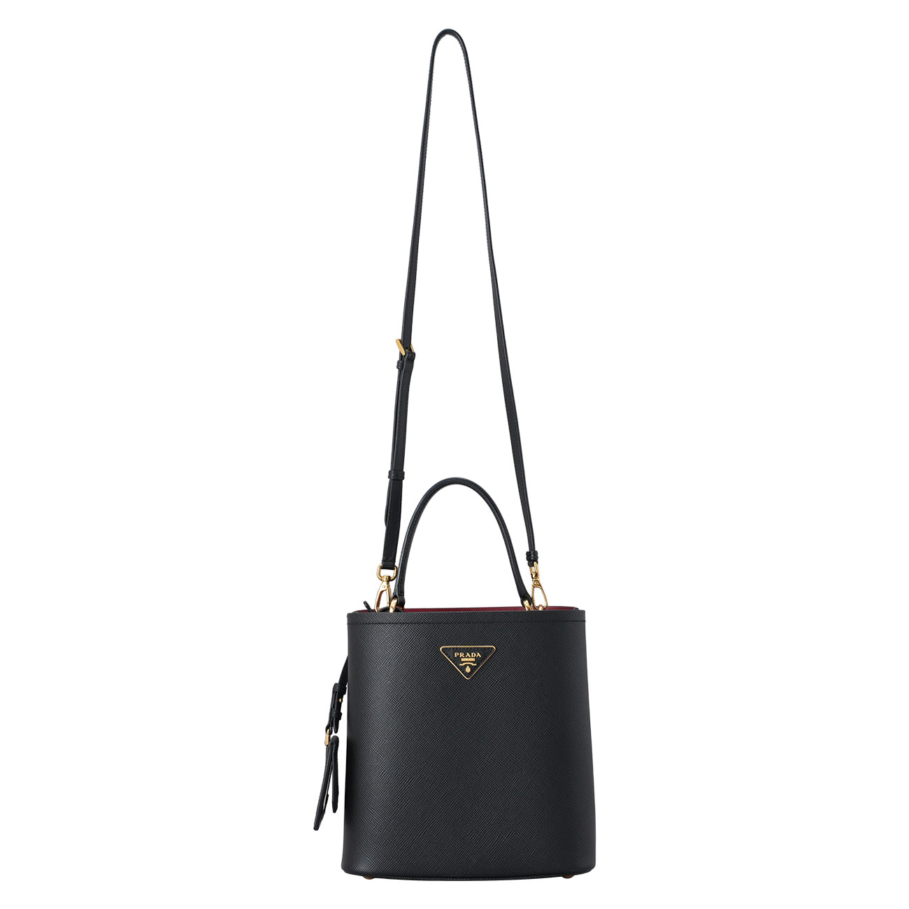 PRADA(USED)프라다 1BA212 사피아노 파니에 버킷백