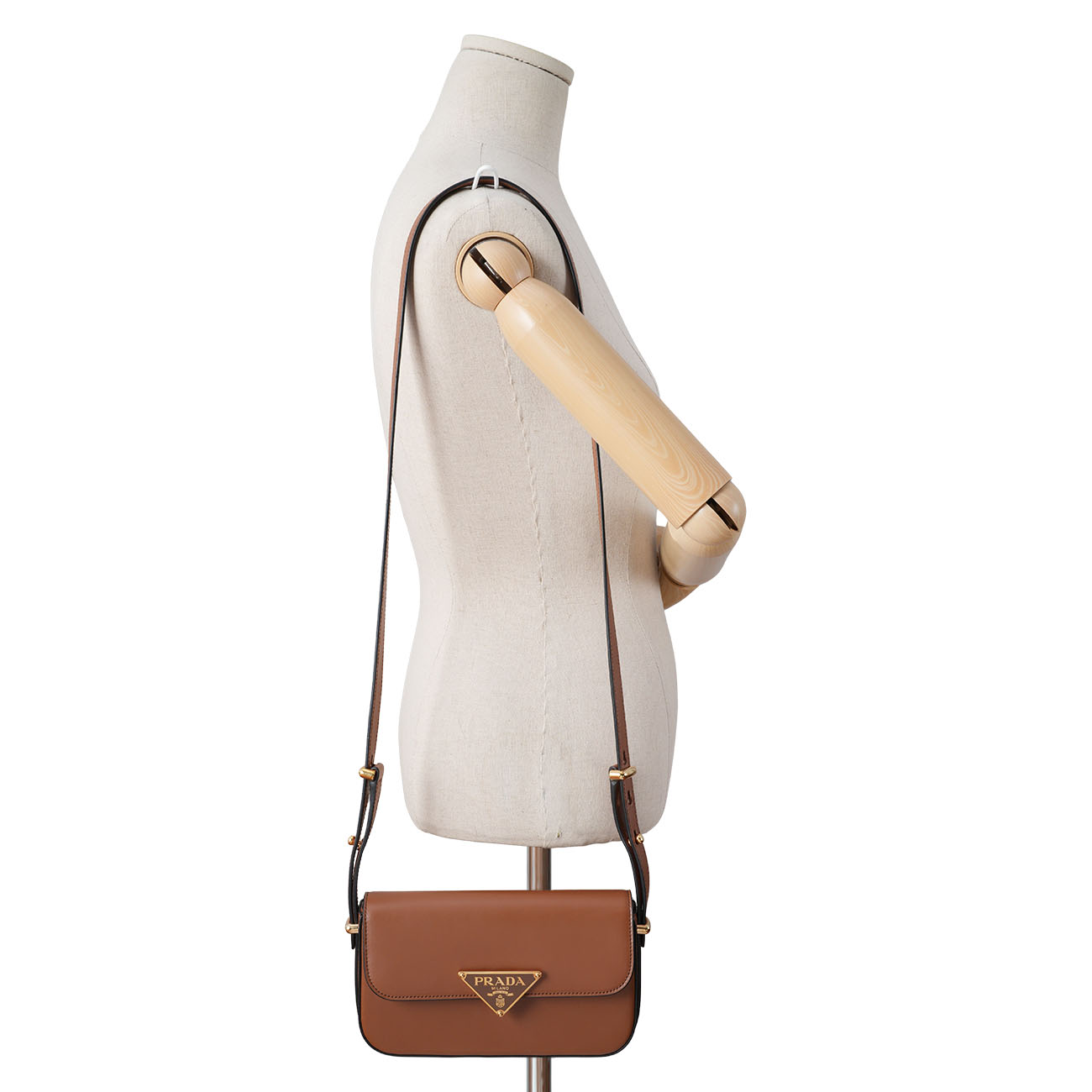 PRADA(USED)프라다 1BD339 레더 숄더백