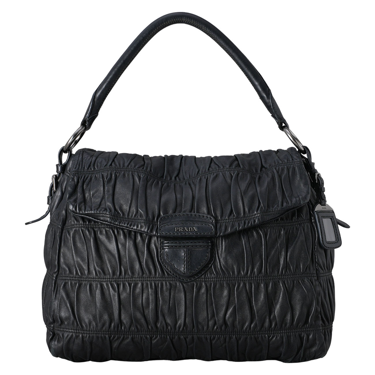 PRADA(USED)프라다 고프레 체인 숄더백