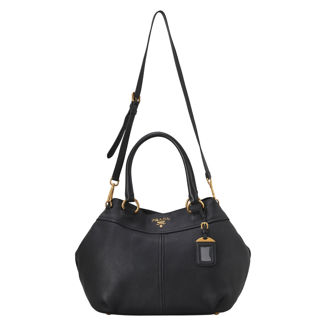 PRADA(USED)프라다 비텔로 토트겸 숄더백