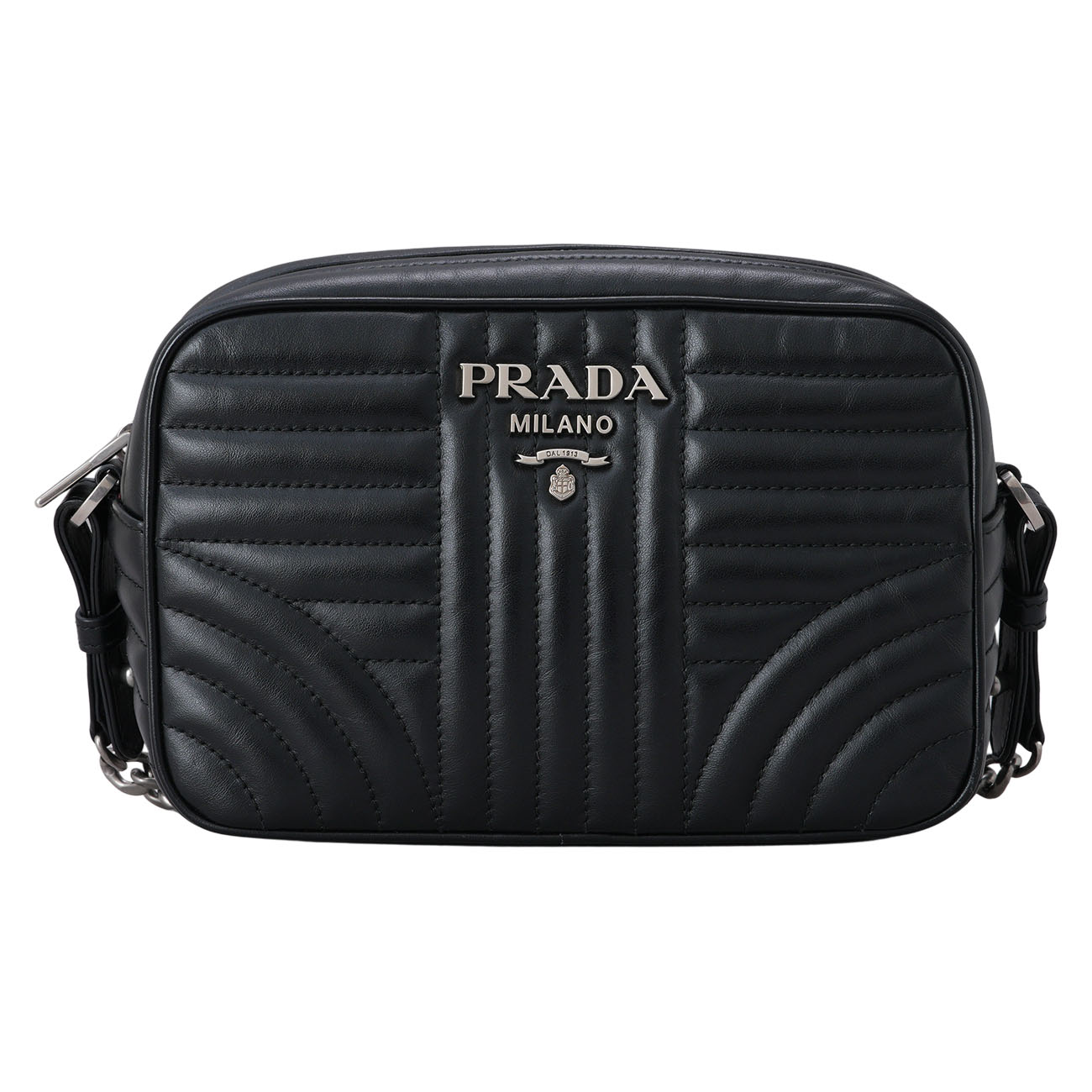 PRADA(USED)프라다 1BH083 다이어그램 체인 크로스백
