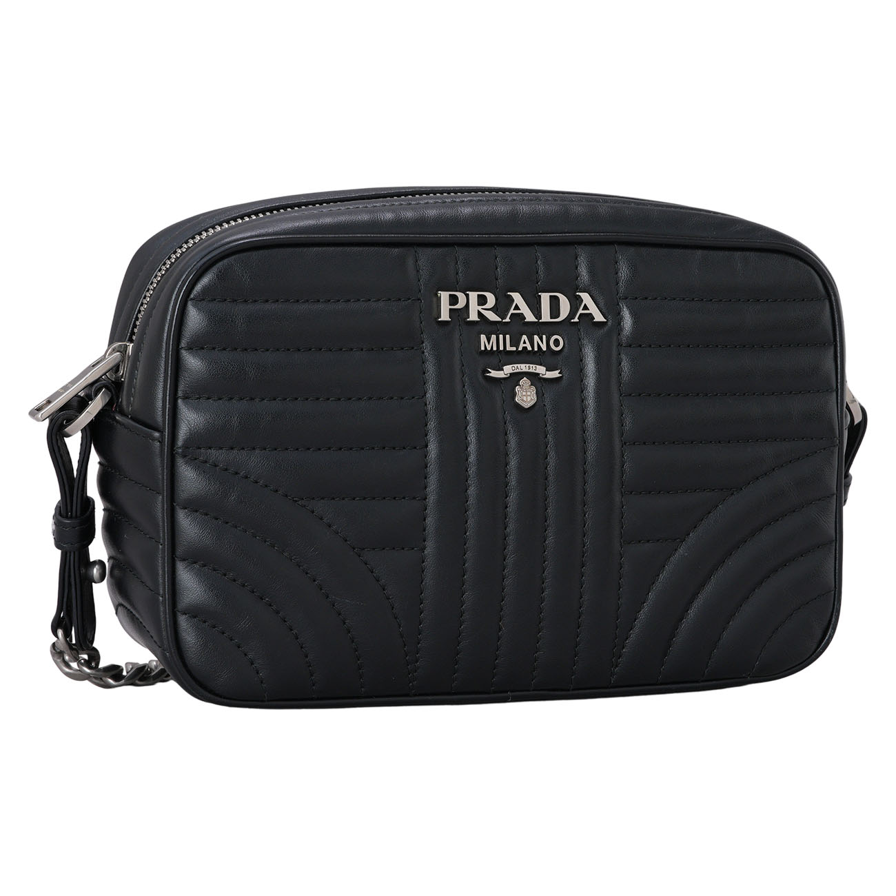 PRADA(USED)프라다 1BH083 다이어그램 체인 크로스백