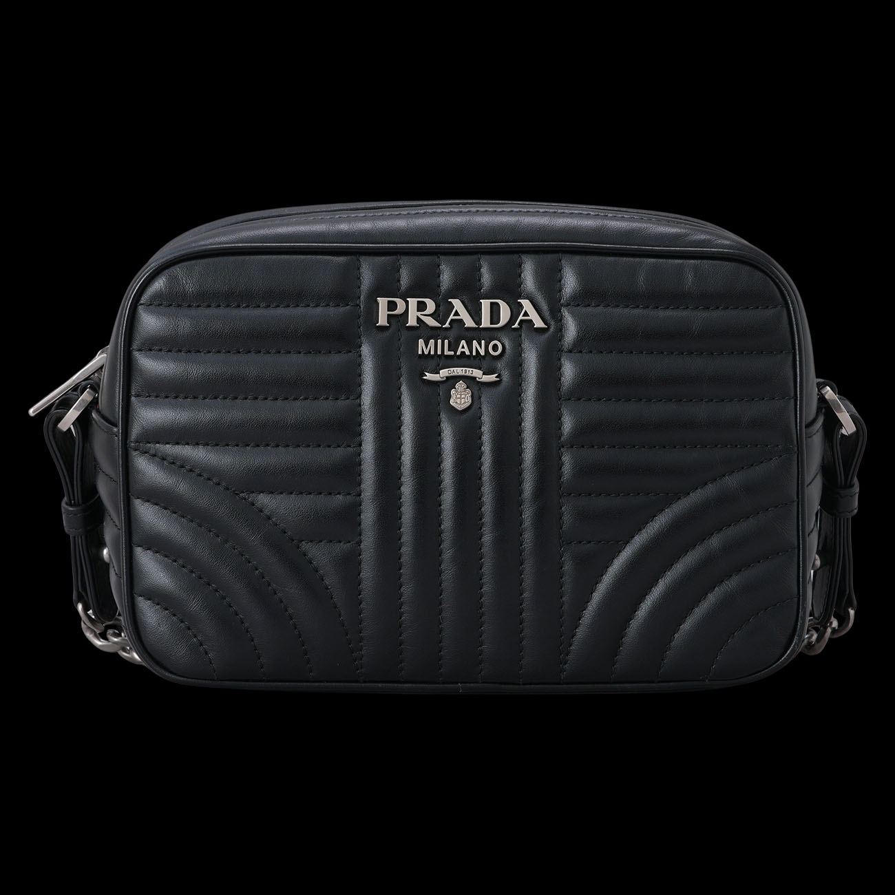 PRADA(USED)프라다 1BH083 다이어그램 체인 크로스백