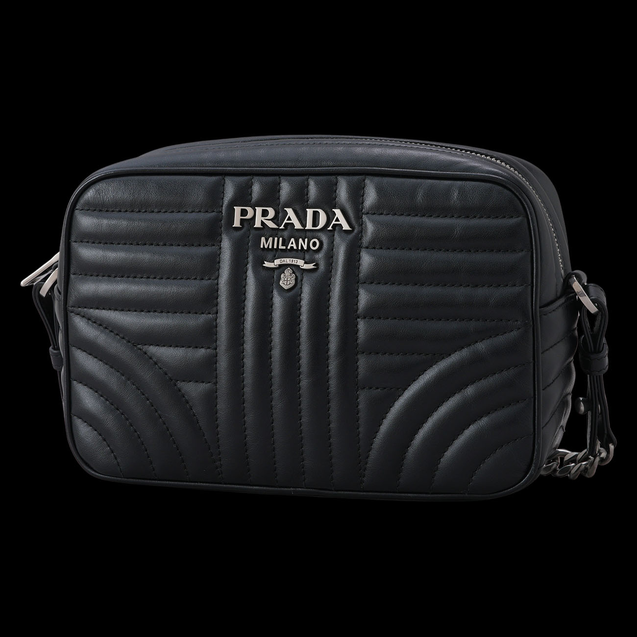 PRADA(USED)프라다 1BH083 다이어그램 체인 크로스백