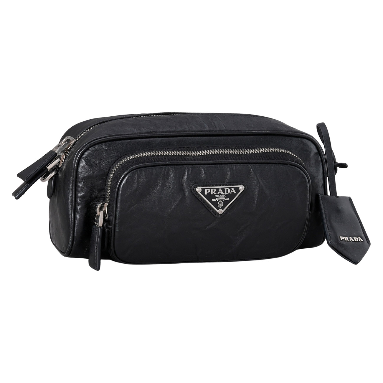 PRADA(USED)프라다 1BH198 나파 엔틱 크로스백