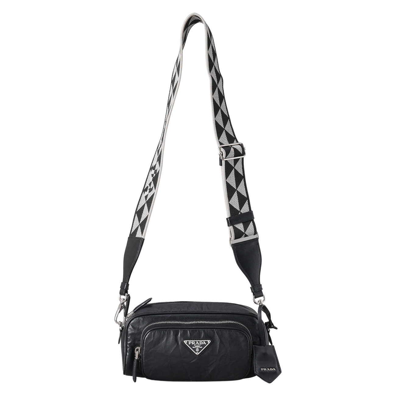 PRADA(USED)프라다 1BH198 나파 엔틱 크로스백
