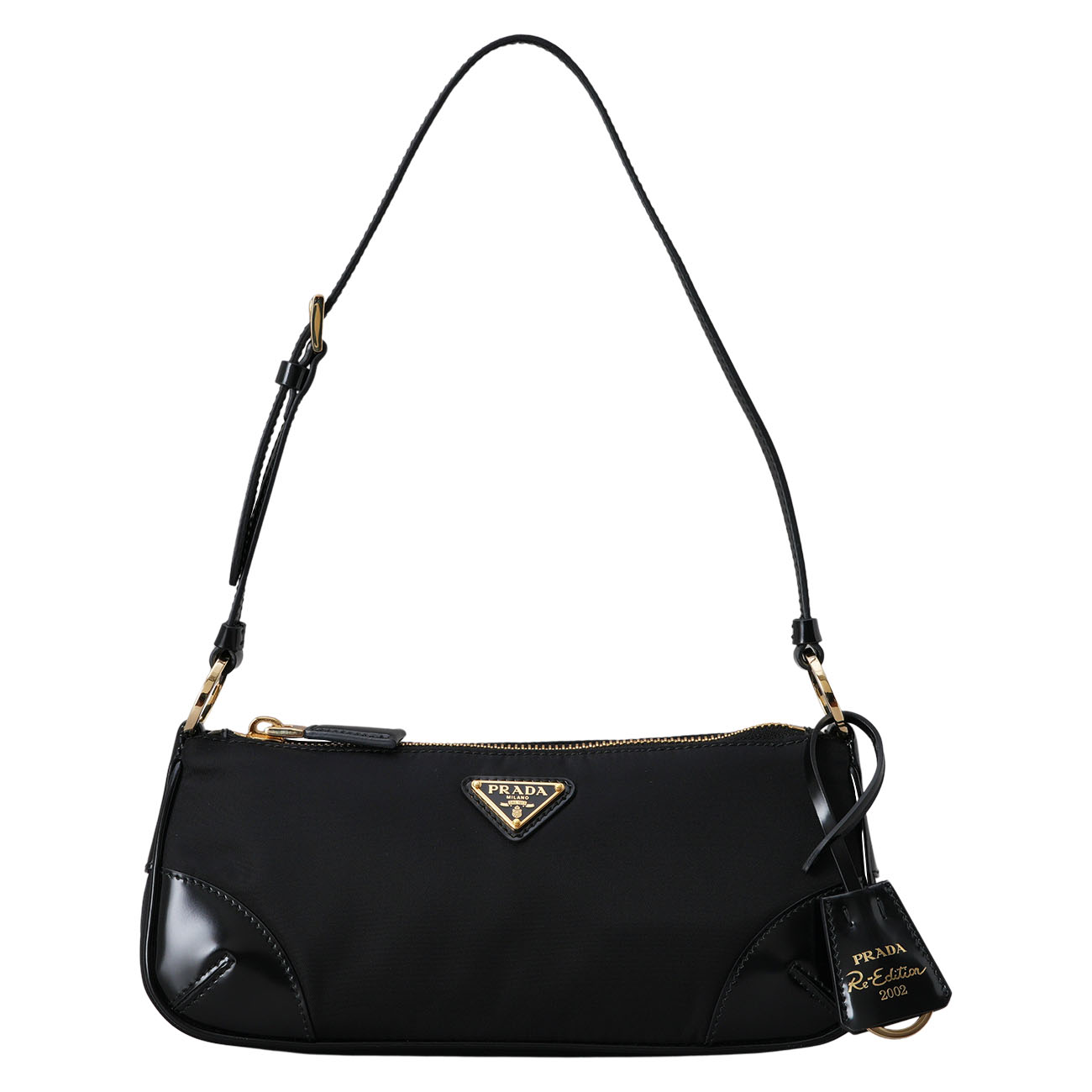 PRADA(USED)프라다 1BC201 블랙 리에디션 2002 리나일론 숄더백