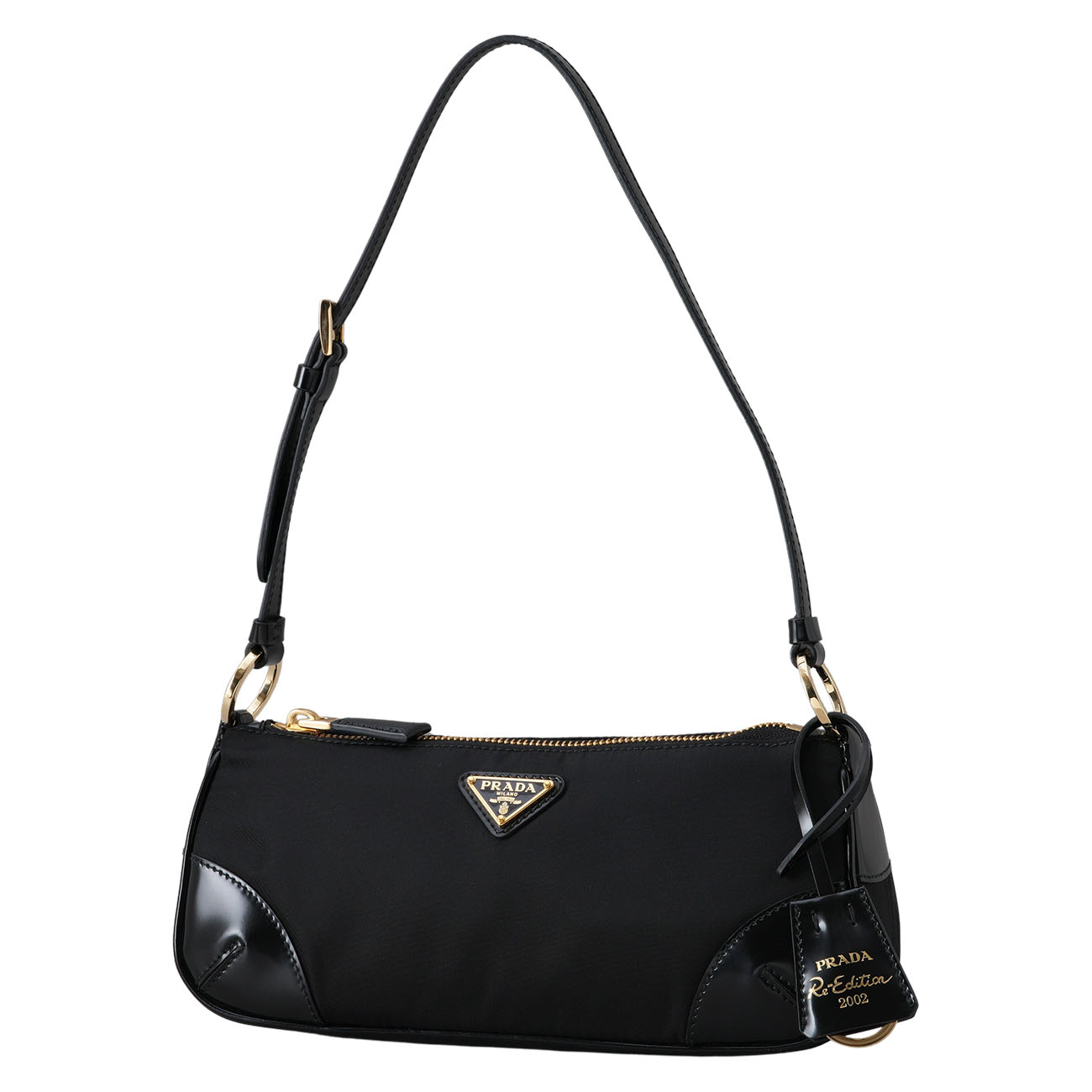 PRADA(USED)프라다 1BC201 블랙 리에디션 2002 리나일론 숄더백