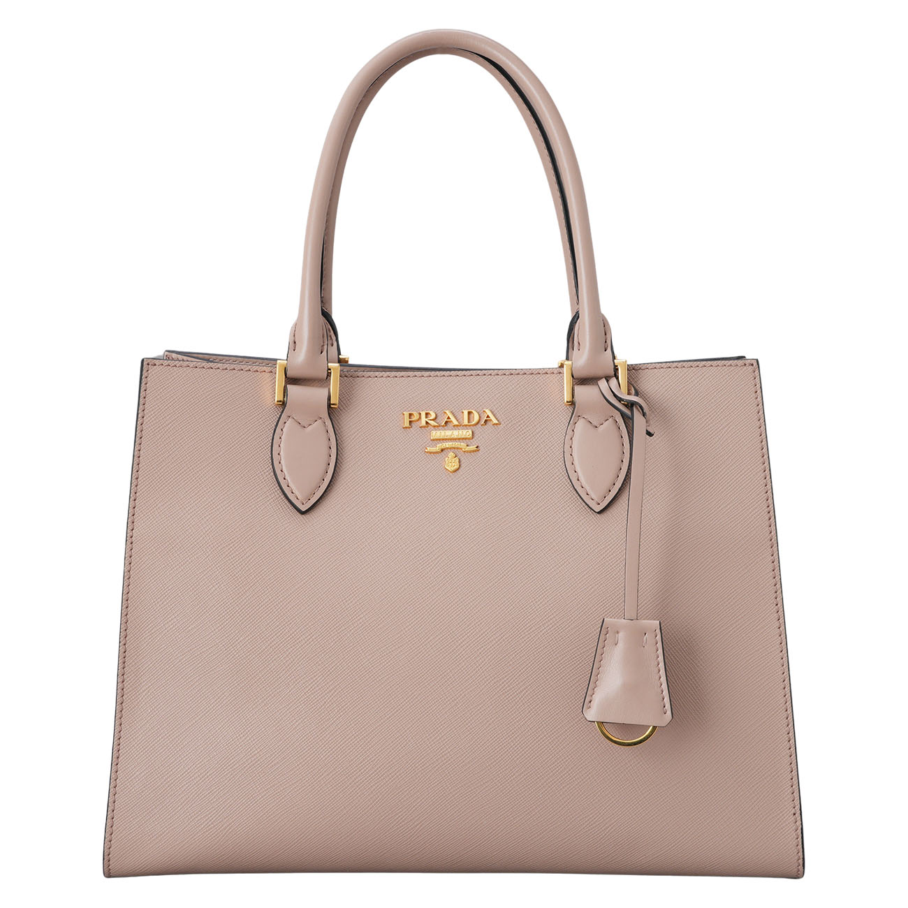 PRADA(USED)프라다 1BA118 사피아노 스퀘어 토트겸 숄더백