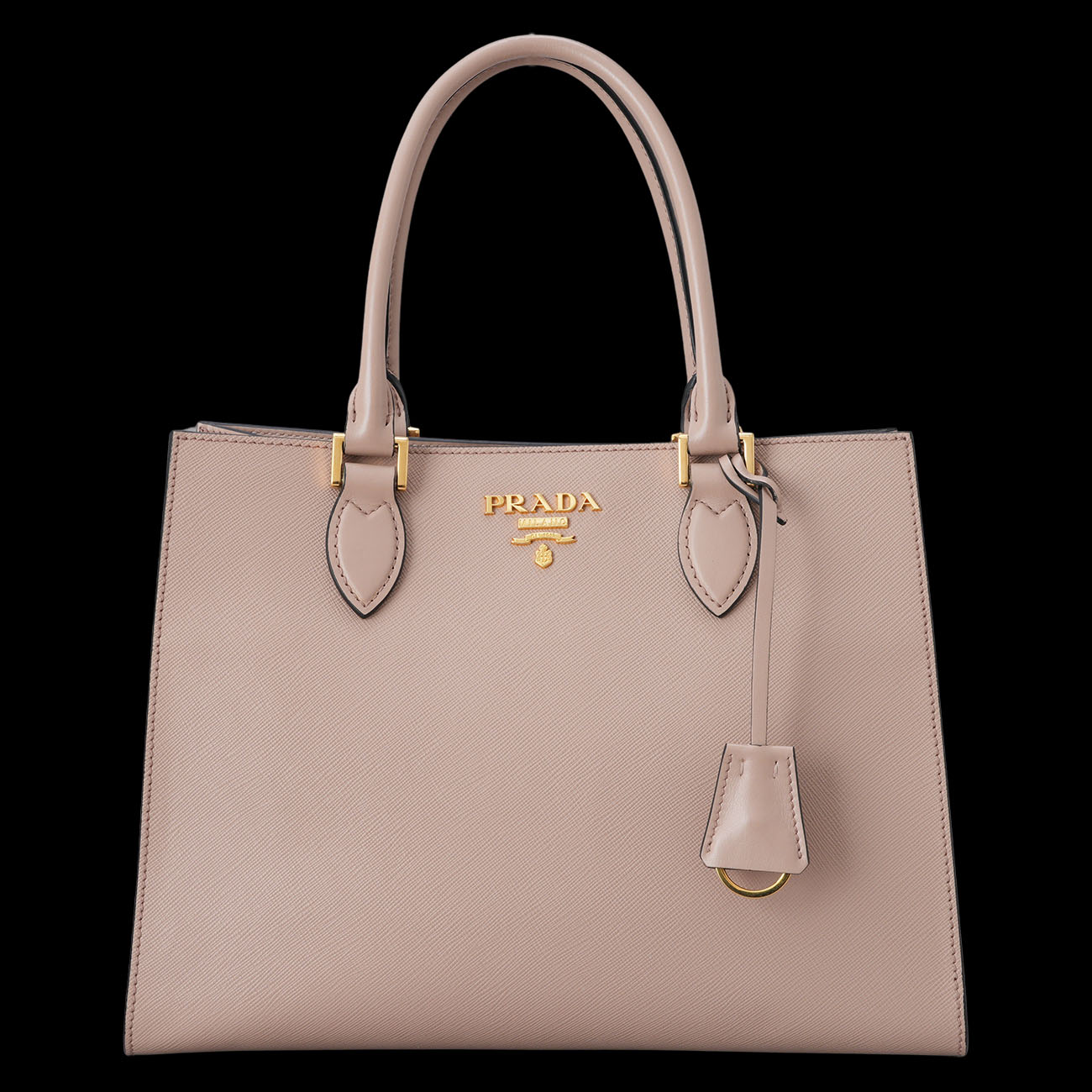 PRADA(USED)프라다 1BA118 사피아노 스퀘어 토트겸 숄더백