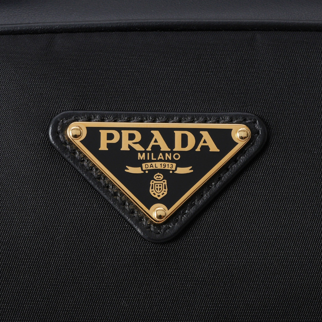 PRADA(USED)프라다 1BB132 리나일론 앤 레더 미디움탑핸들