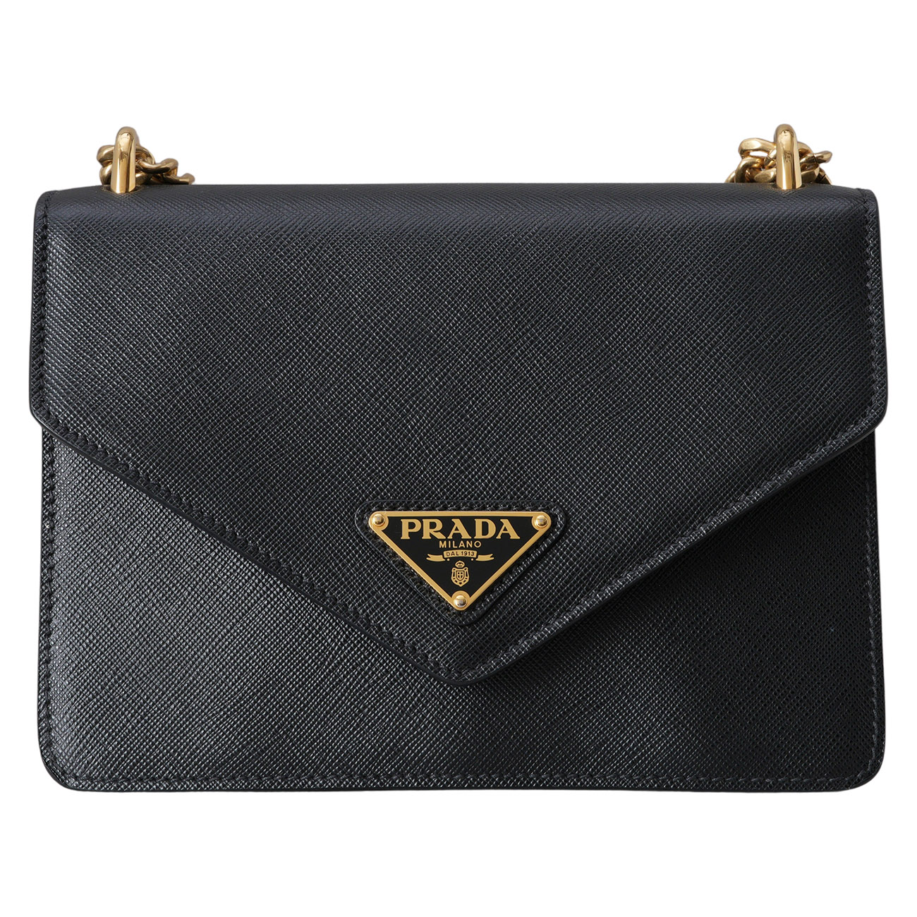 PRADA(USED)프라다 1BD200 사피아노 엔벨로프 체인 숄더백
