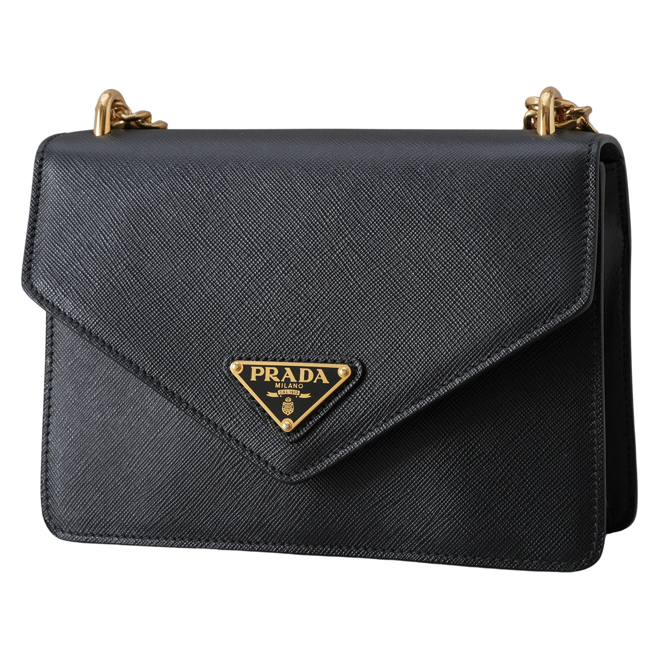 PRADA(USED)프라다 1BD200 사피아노 엔벨로프 체인 숄더백
