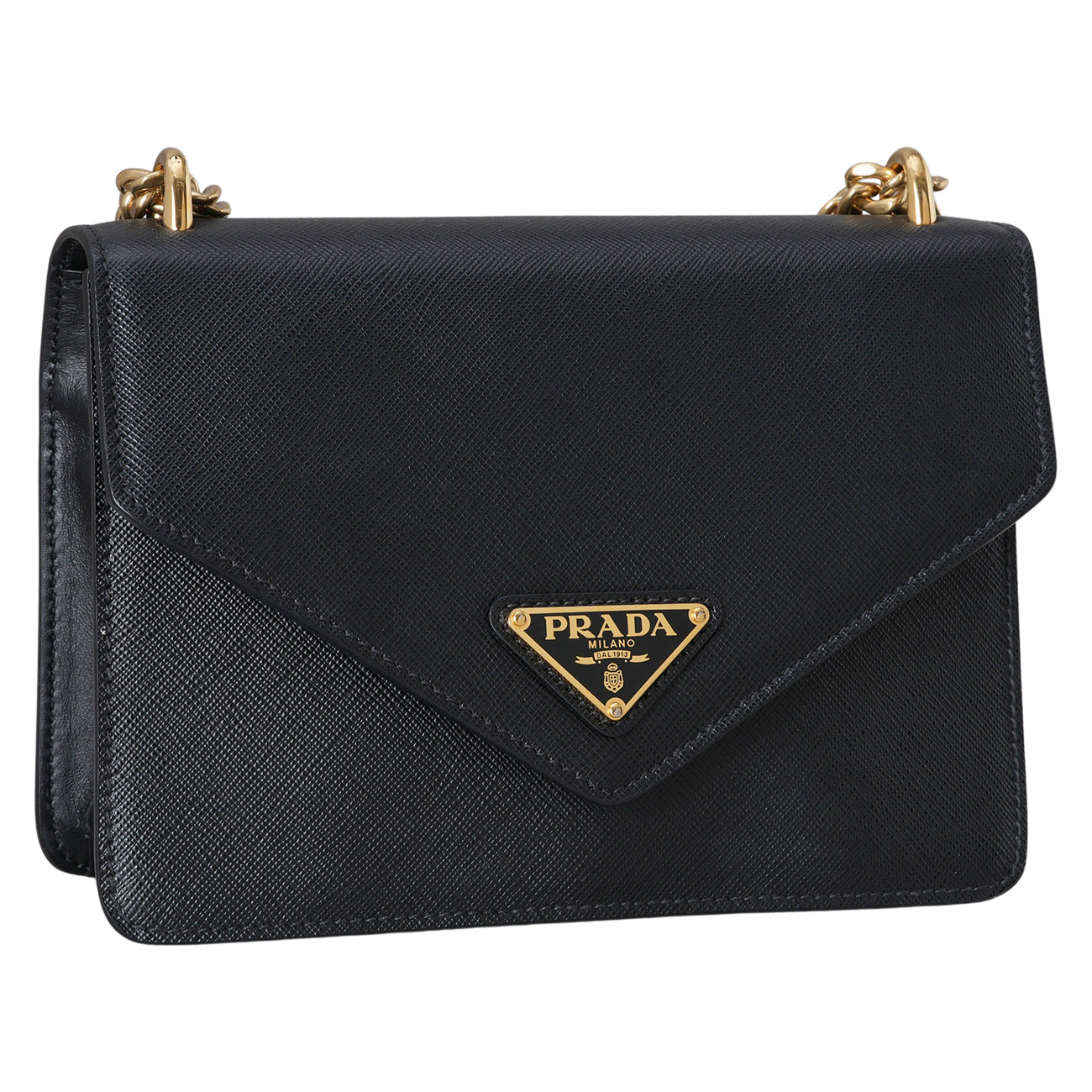 PRADA(USED)프라다 1BD200 사피아노 엔벨로프 체인 숄더백