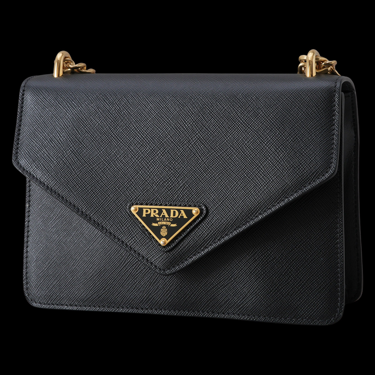 PRADA(USED)프라다 1BD200 사피아노 엔벨로프 체인 숄더백