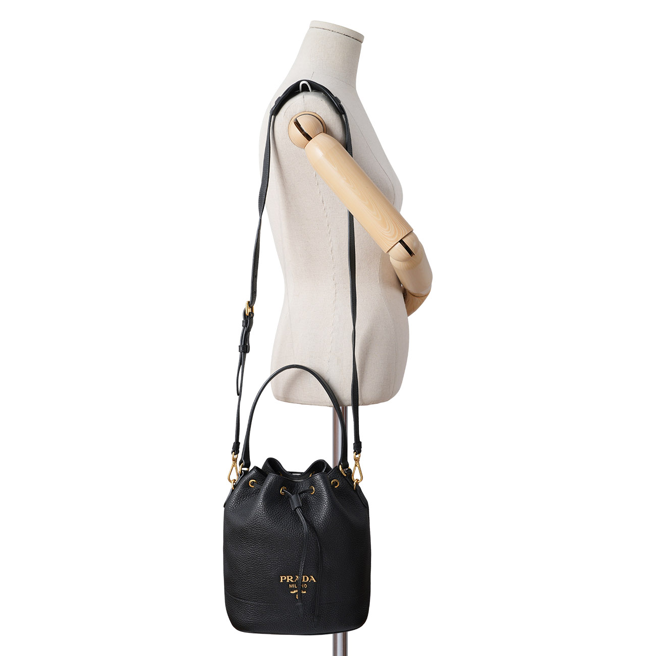 PRADA(USED)프라다 비텔로 다이노 버킷백