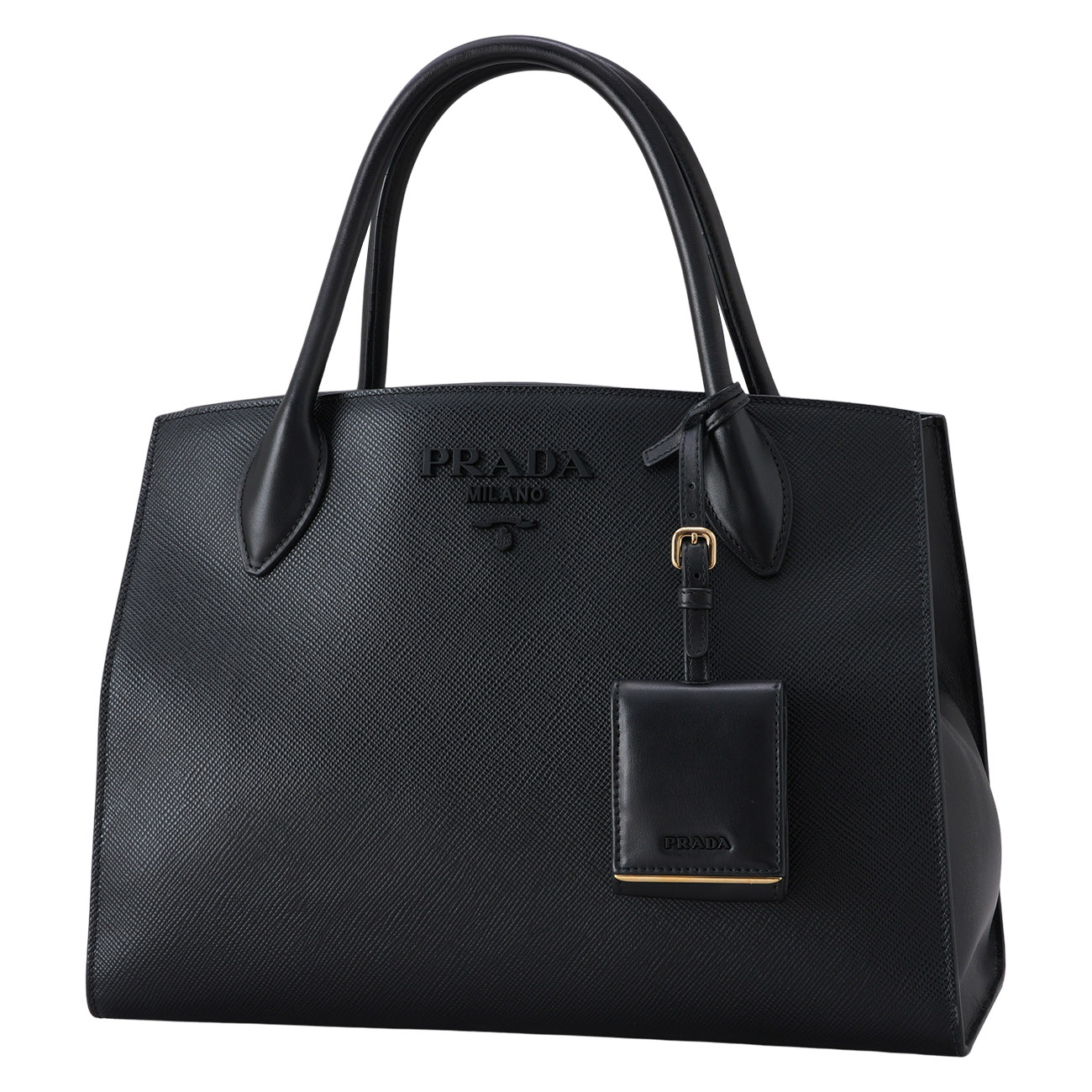 PRADA(USED)프라다 사피아노 모노크롬 토트겸 숄더백