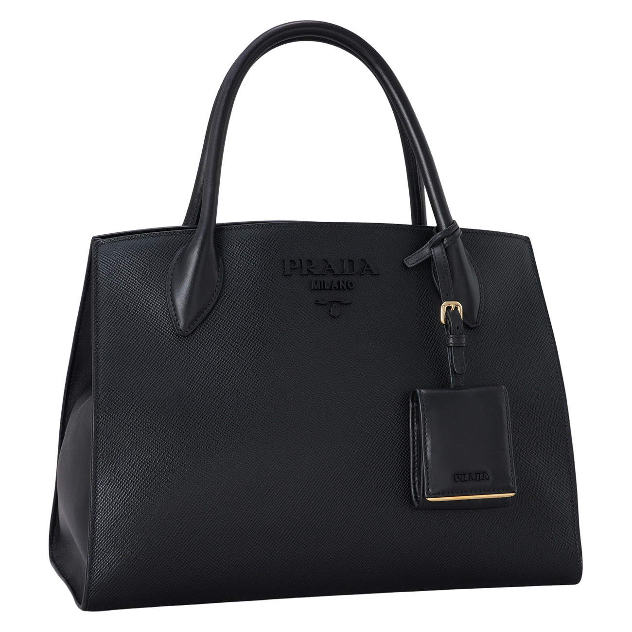 PRADA(USED)프라다 사피아노 모노크롬 토트겸 숄더백