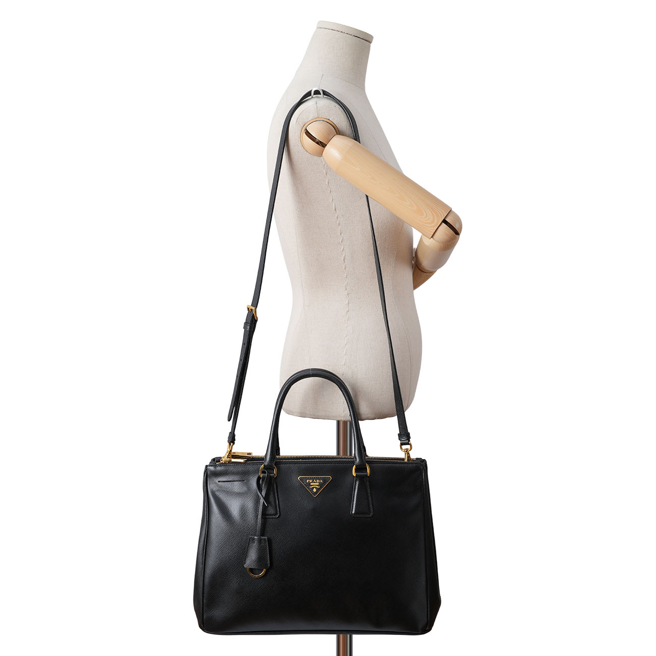 PRADA(USED)프라다 BN2274 사피아노 럭스 토트겸 숄더백