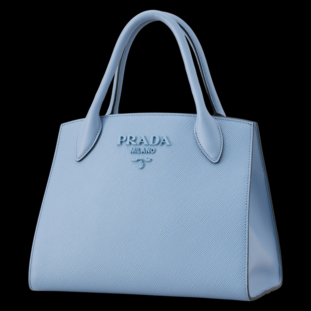 PRADA(USED)프라다 1BA156 사피아노 모노그롬 토트겸 숄더백