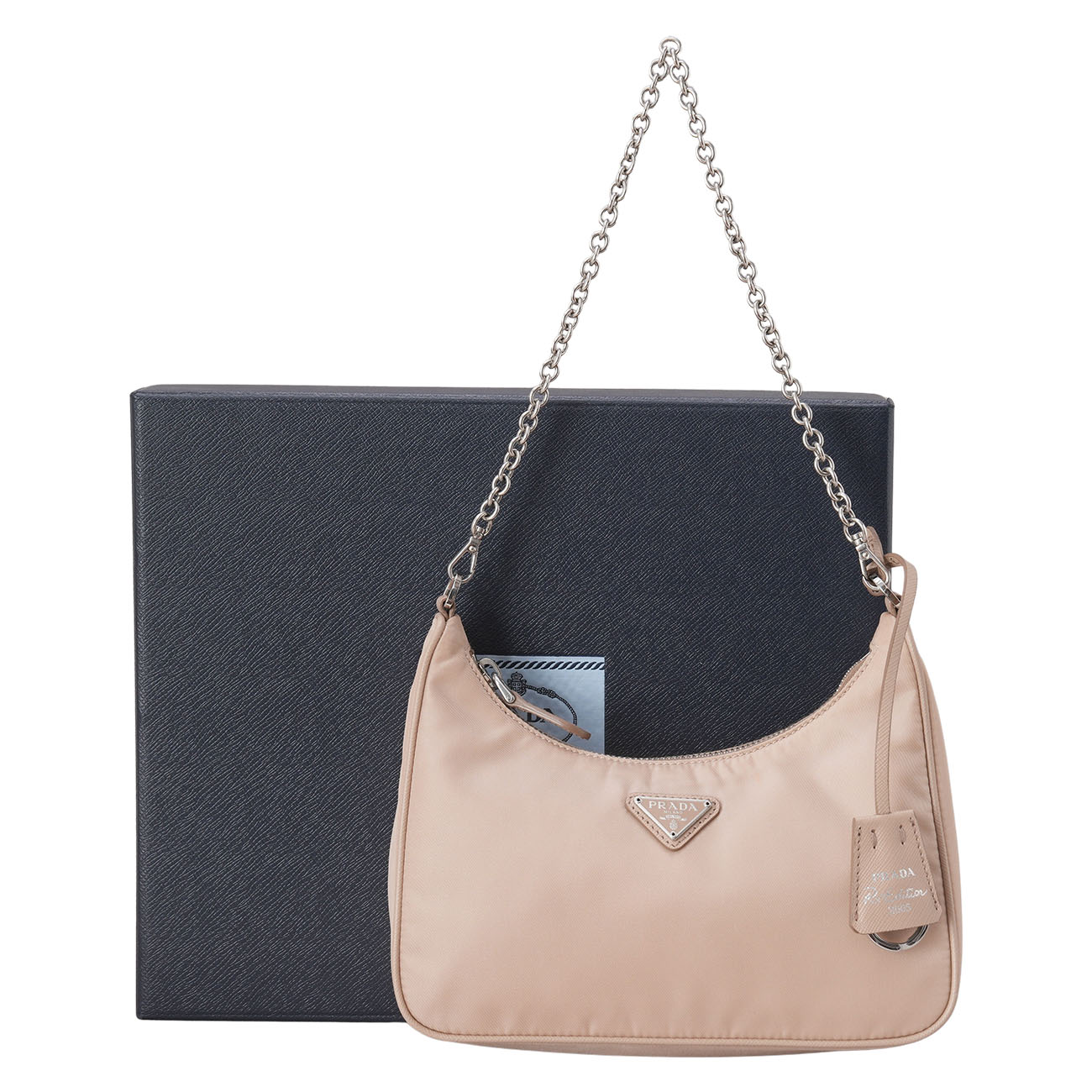 PRADA(USED)프라다 1BH204 리나일론 테수토 체인 숄더백