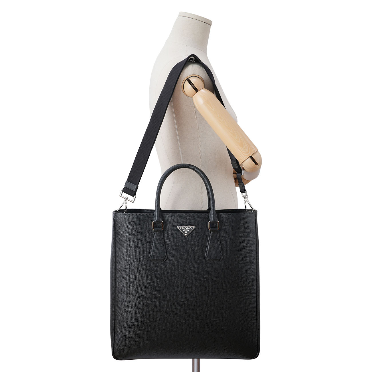 PRADA(USED)프라다 2VG115 오픈탑 토트백