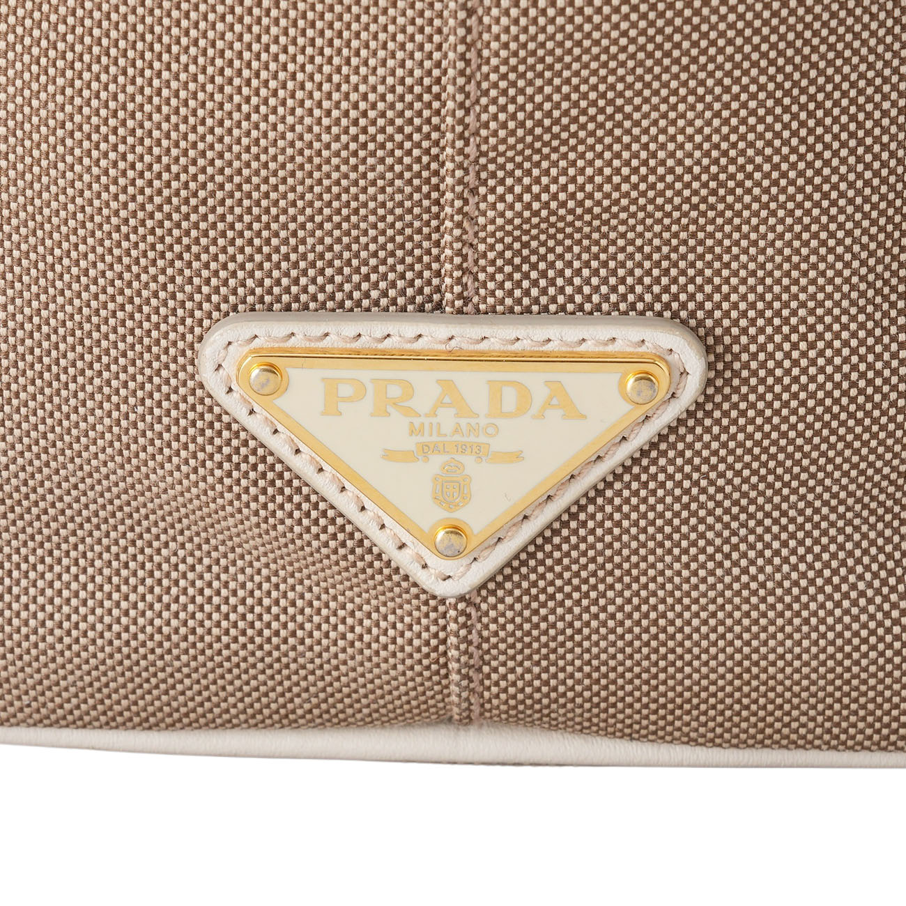 PRADA(USED)프라다 자카드 토트겸 숄더백