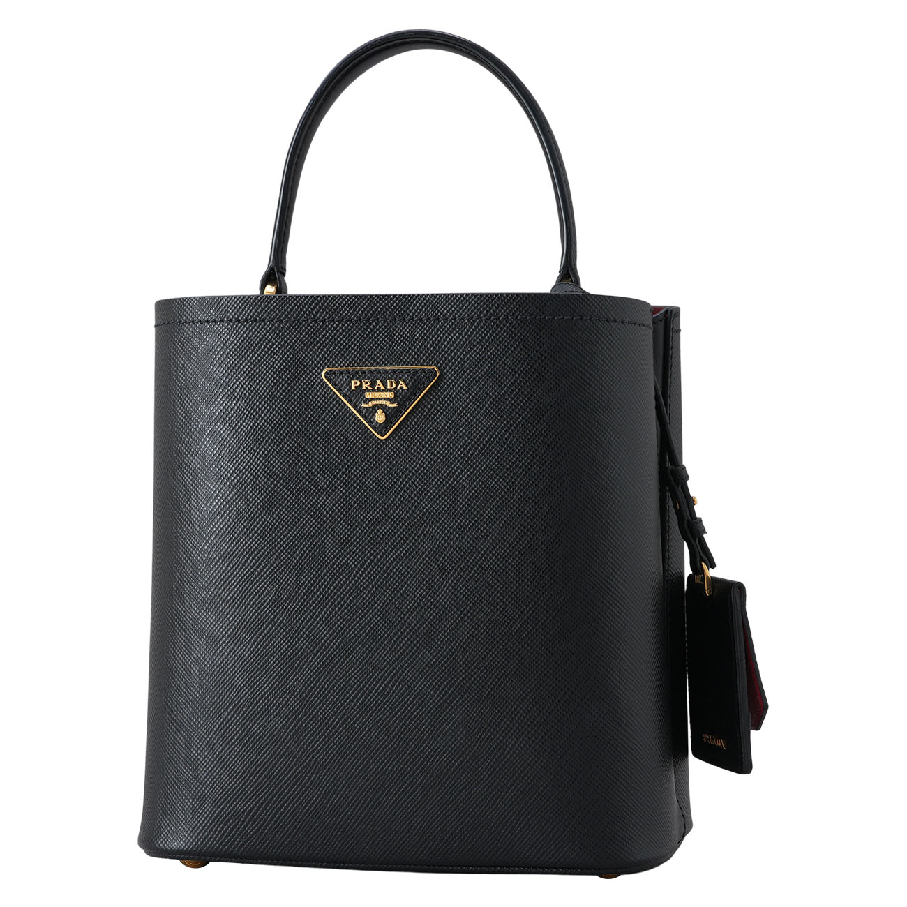 PRADA(USED)프라다 1BA212 사피아노 파니에 버킷백
