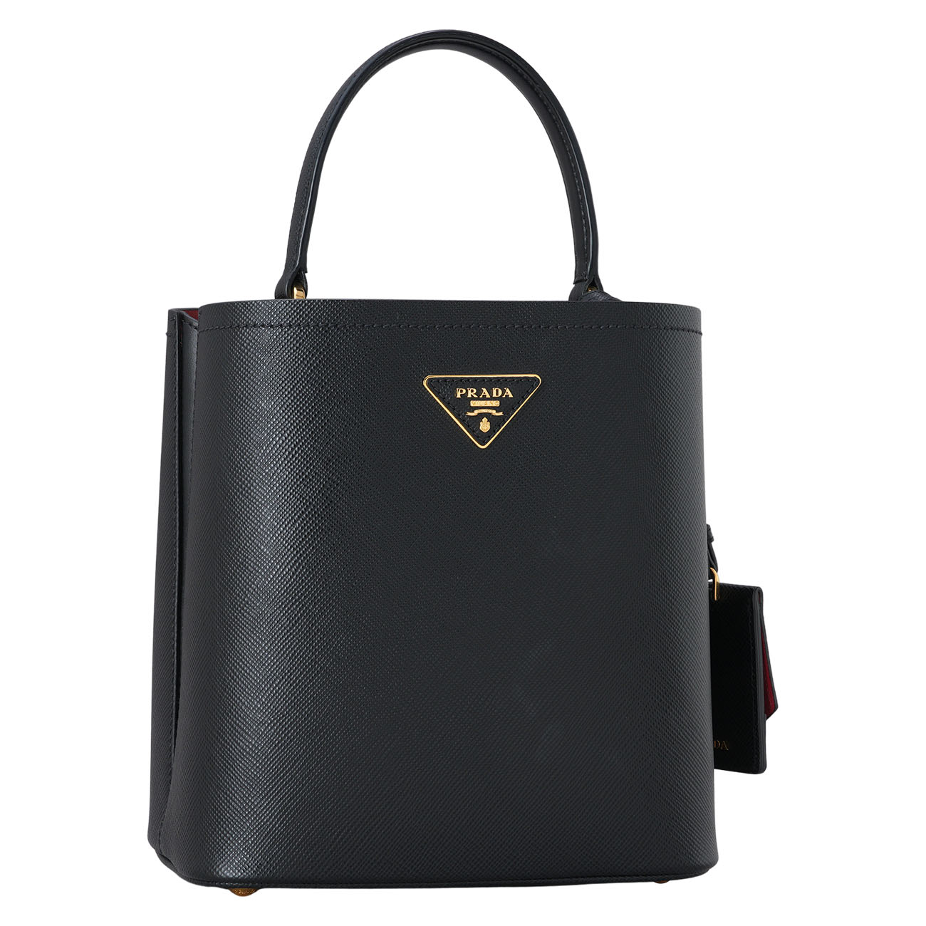 PRADA(USED)프라다 1BA212 사피아노 파니에 버킷백