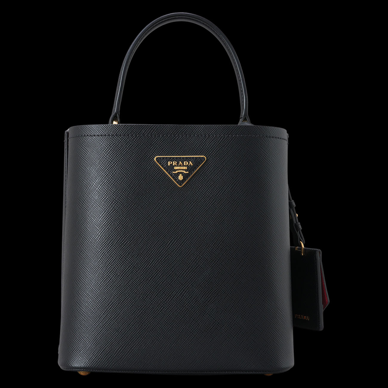 PRADA(USED)프라다 1BA212 사피아노 파니에 버킷백