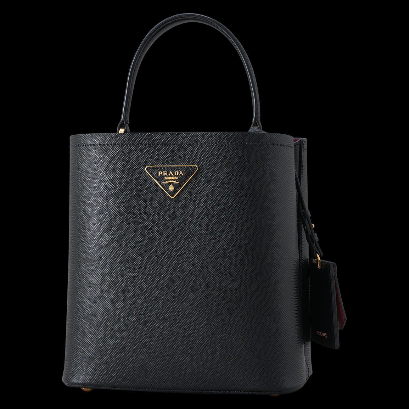 PRADA(USED)프라다 1BA212 사피아노 파니에 버킷백