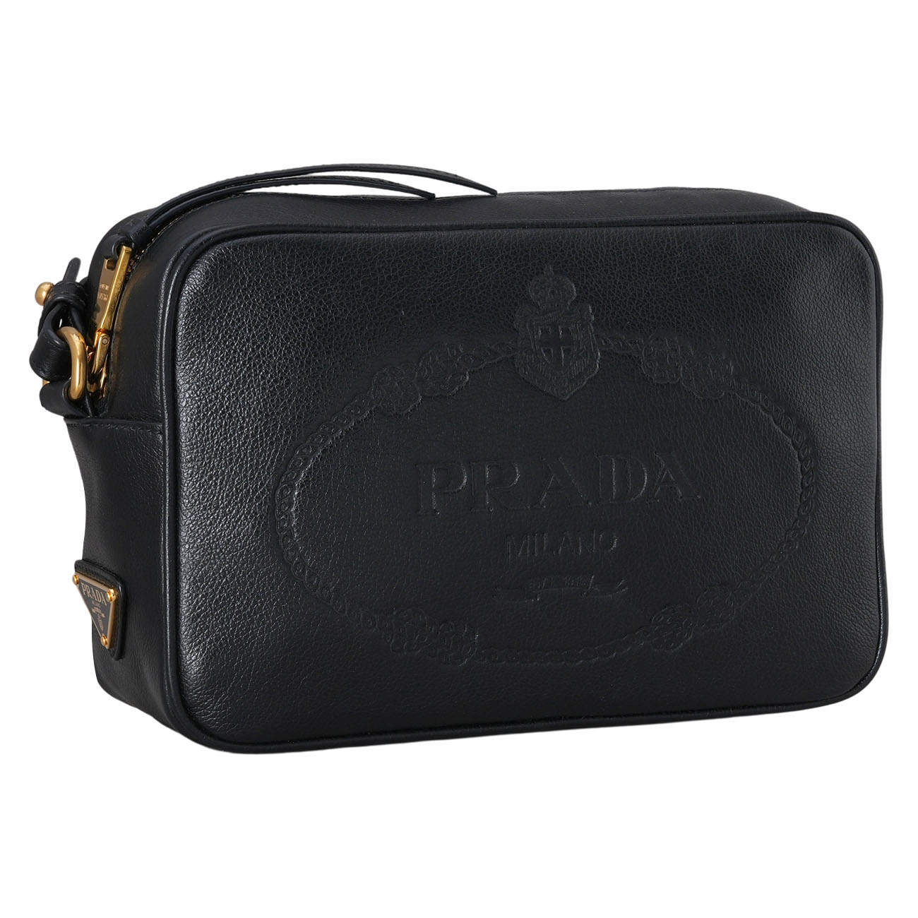 PRADA(USED)프라다 1BH089 앰보시드 크로스백