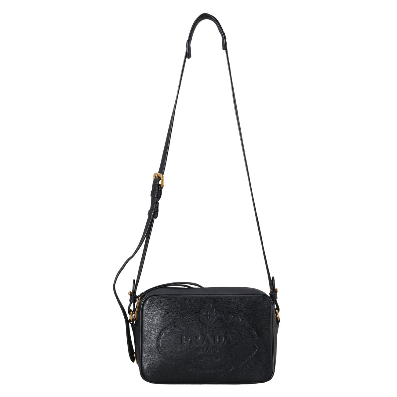 PRADA(USED)프라다 1BH089 앰보시드 크로스백