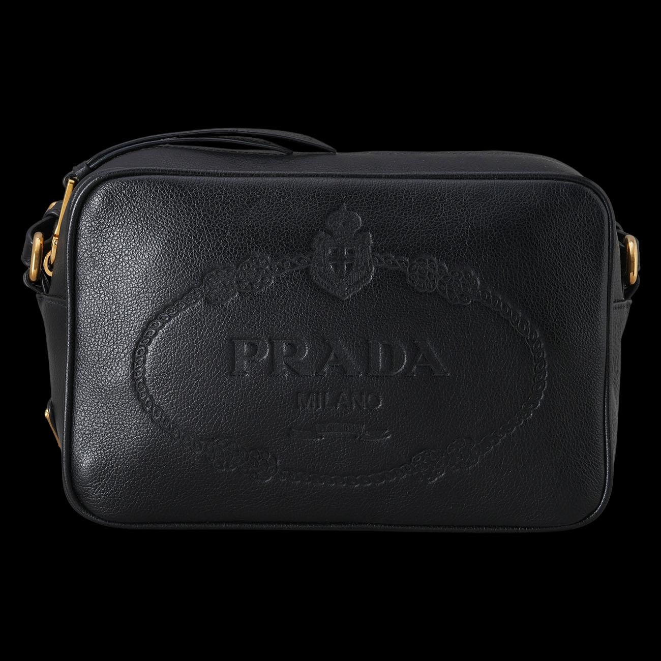 PRADA(USED)프라다 1BH089 앰보시드 크로스백