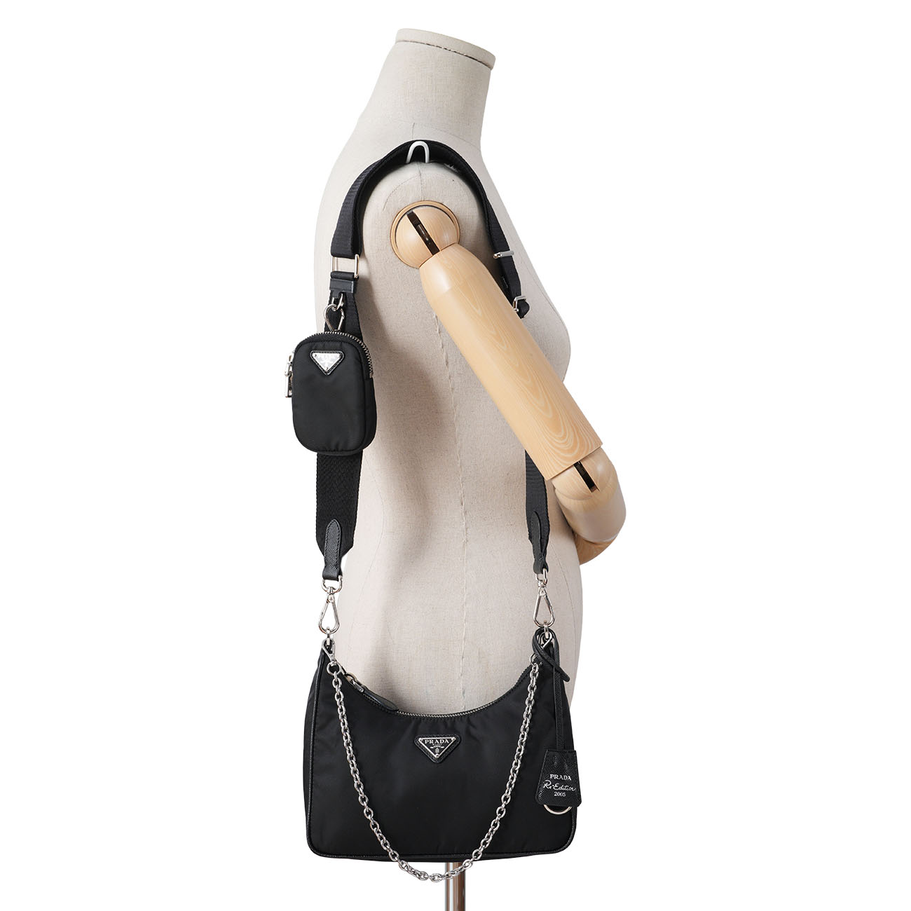 PRADA(USED)프라다 1BH204 리나일론 테수토 호보백