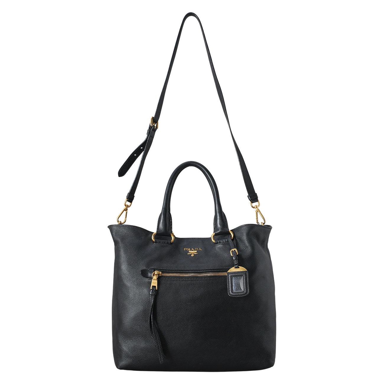 PRADA(USED)프라다 BN2754 비텔로 다이노 토트겸 숄더백
