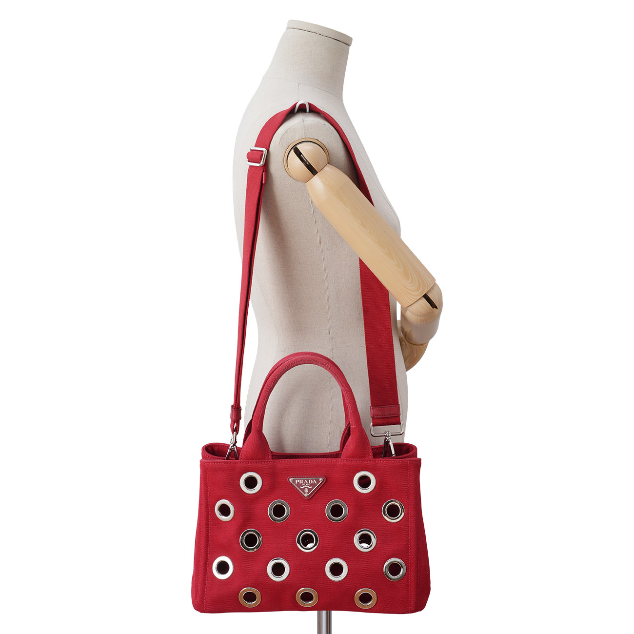 PRADA(USED)프라다 1BG439 시즌 카나파 토트겸 숄더백