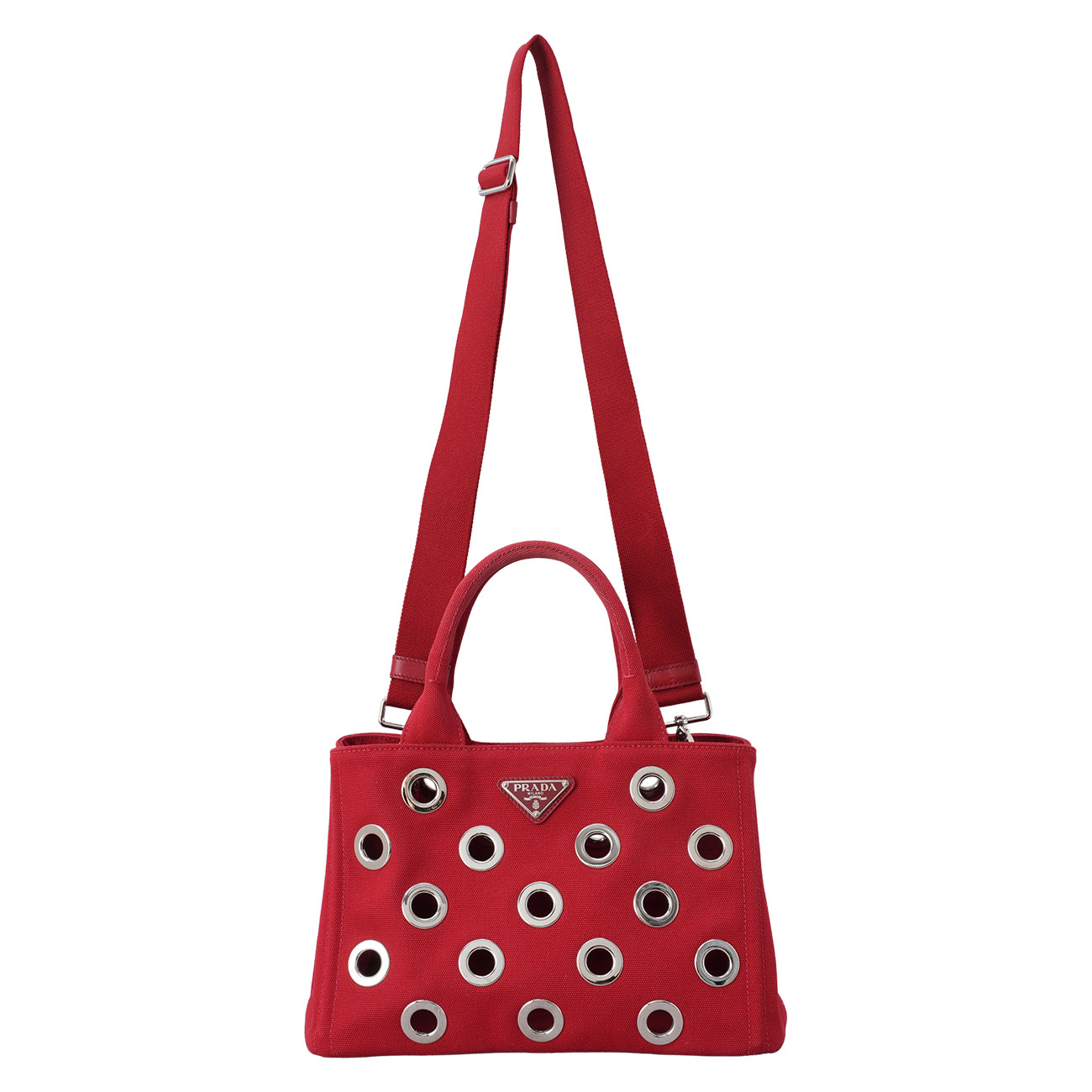 PRADA(USED)프라다 1BG439 시즌 카나파 토트겸 숄더백
