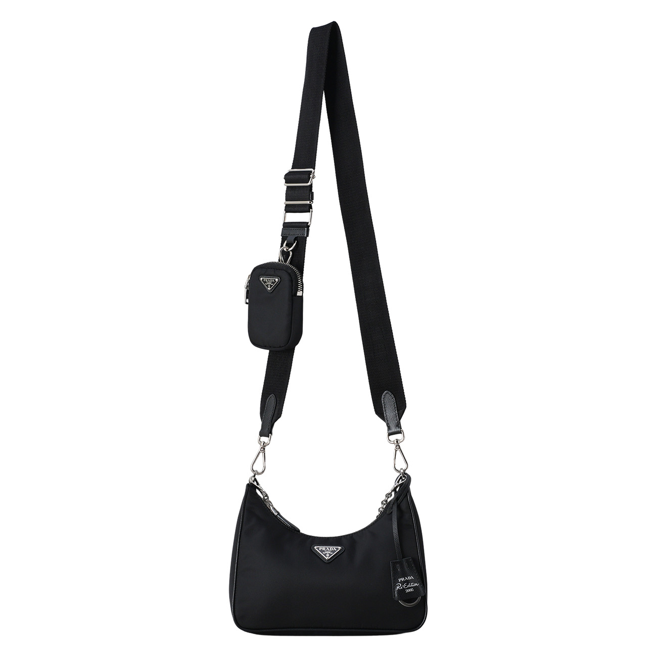 PRADA(USED)프라다 1BH204 리나일론 테수토 호보백