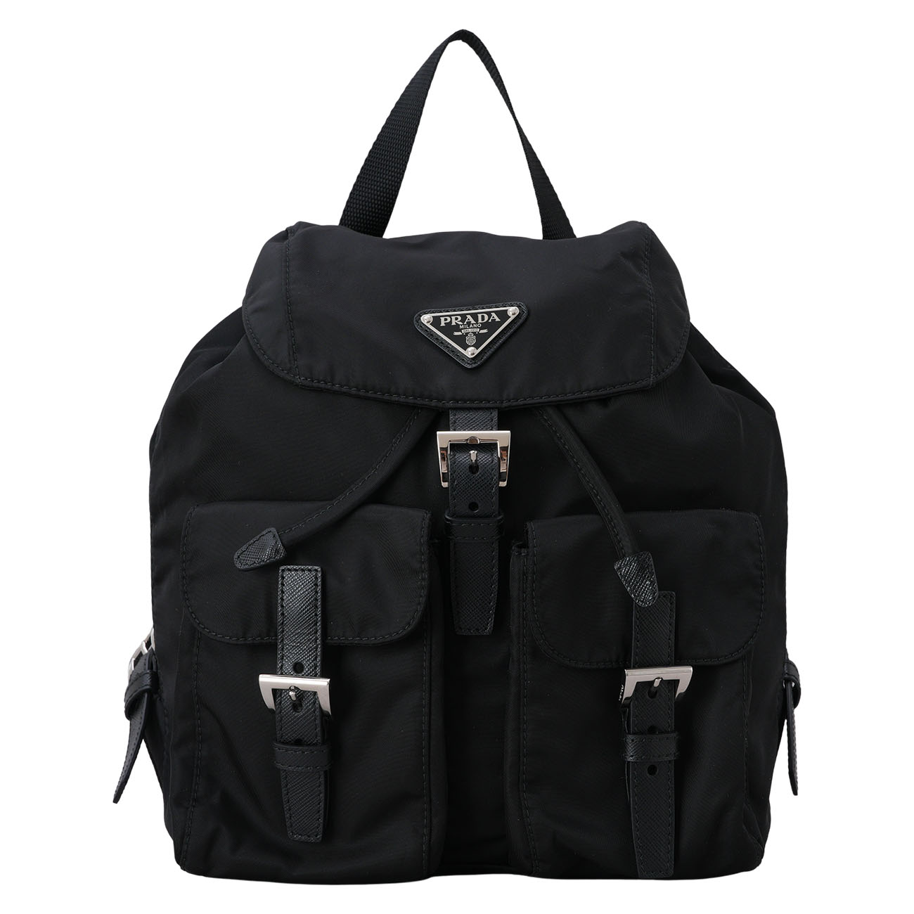 PRADA(USED)프라다 리나일론 투포켓 백팩