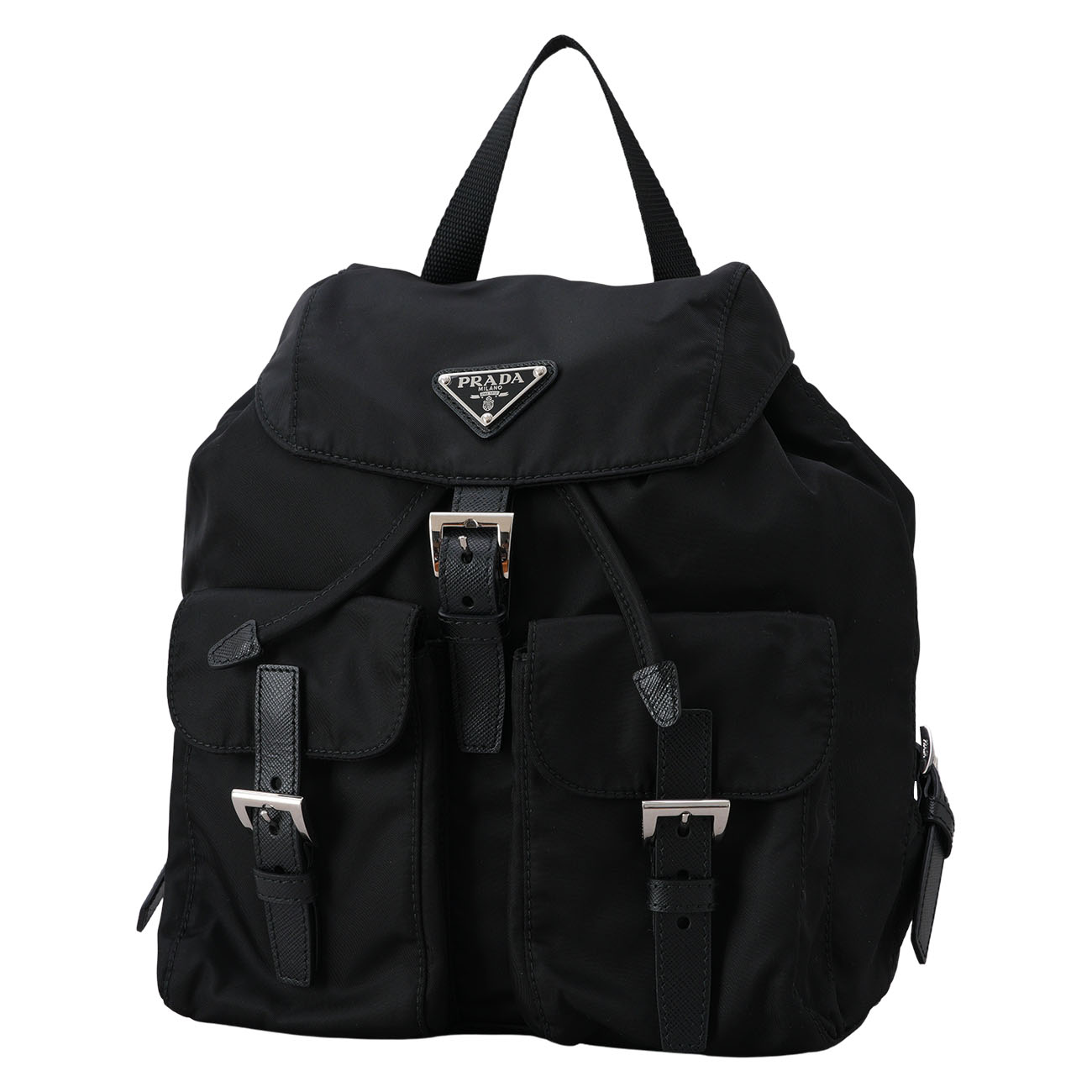 PRADA(USED)프라다 리나일론 투포켓 백팩