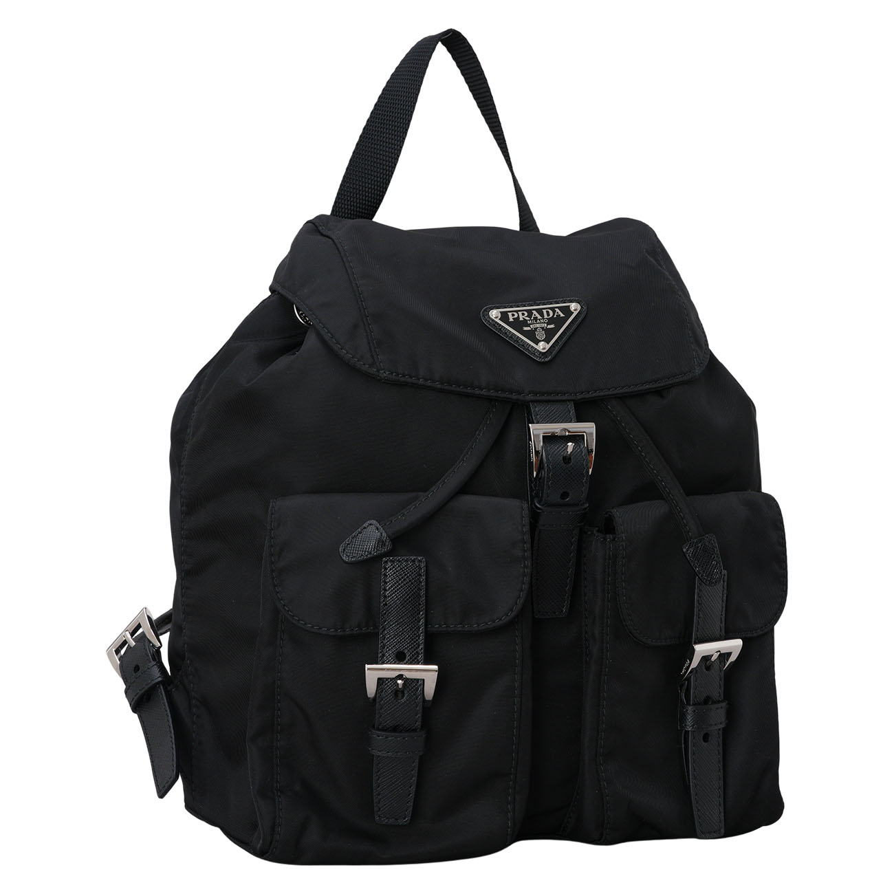 PRADA(USED)프라다 리나일론 투포켓 백팩