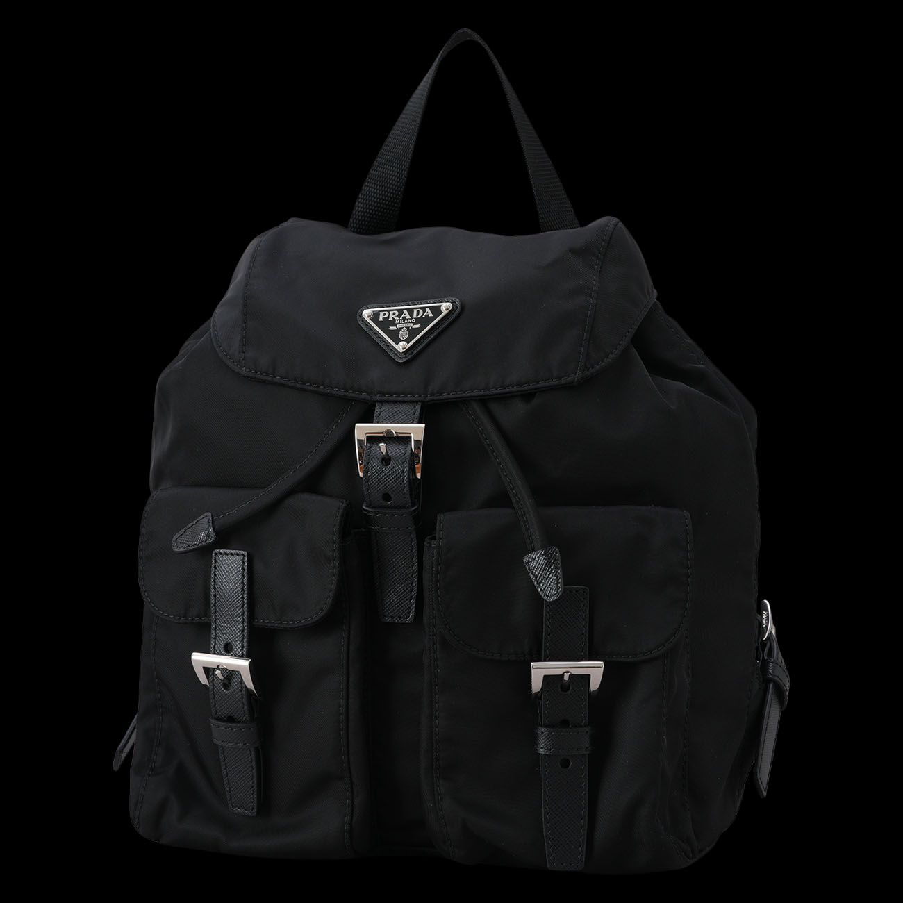 PRADA(USED)프라다 리나일론 투포켓 백팩