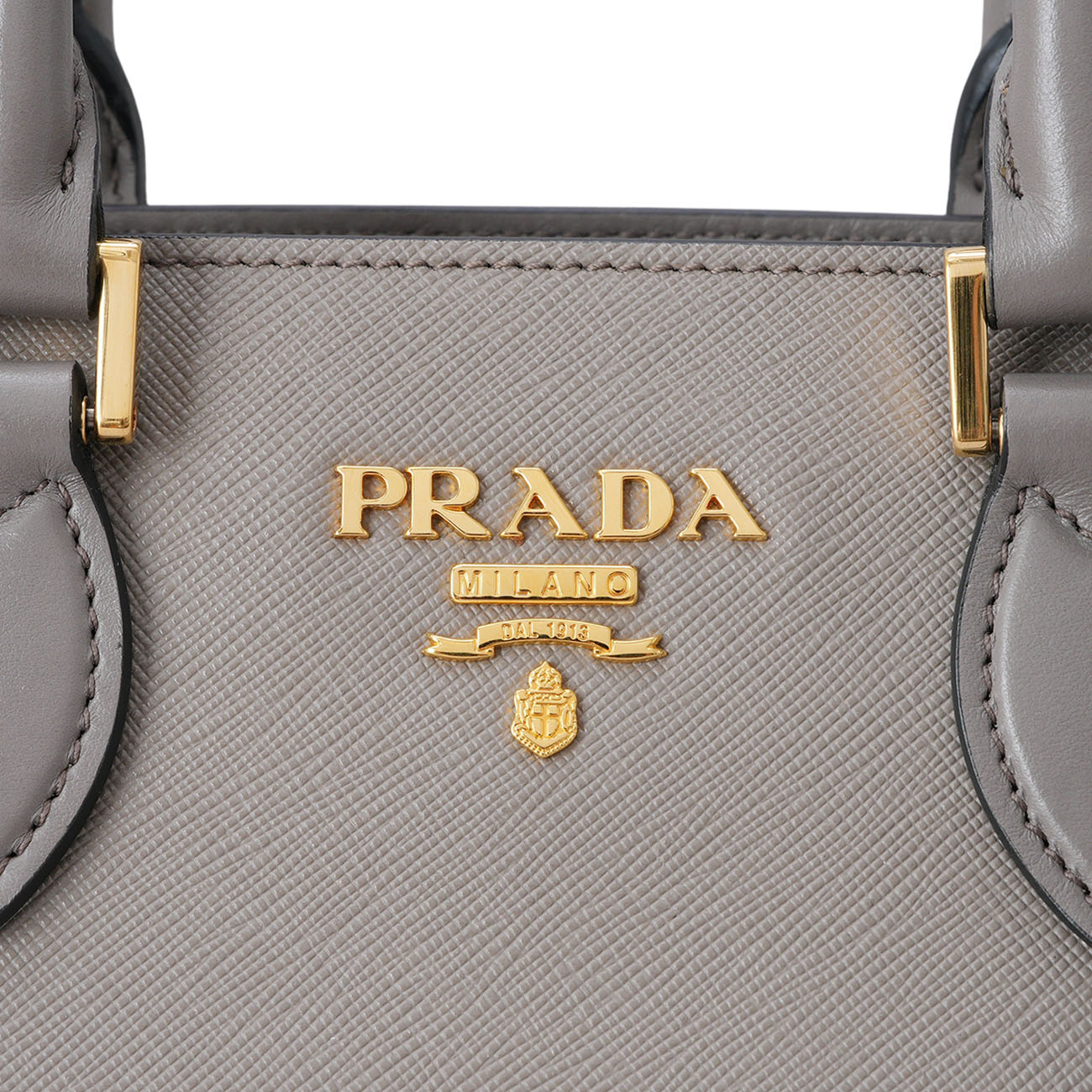 PRADA(USED)프라다 1BA113 사피아노 금장 로고 토트백