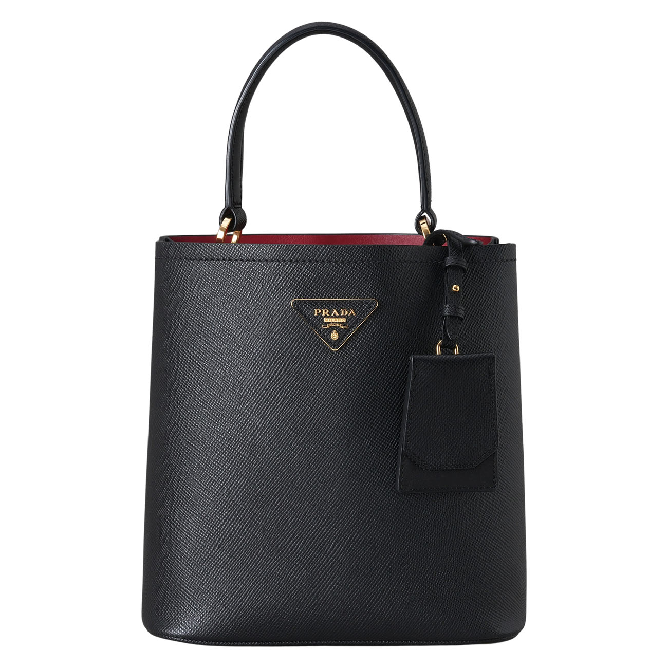 PRADA(USED)프라다 1BA212 사피아노 파니에 버킷백