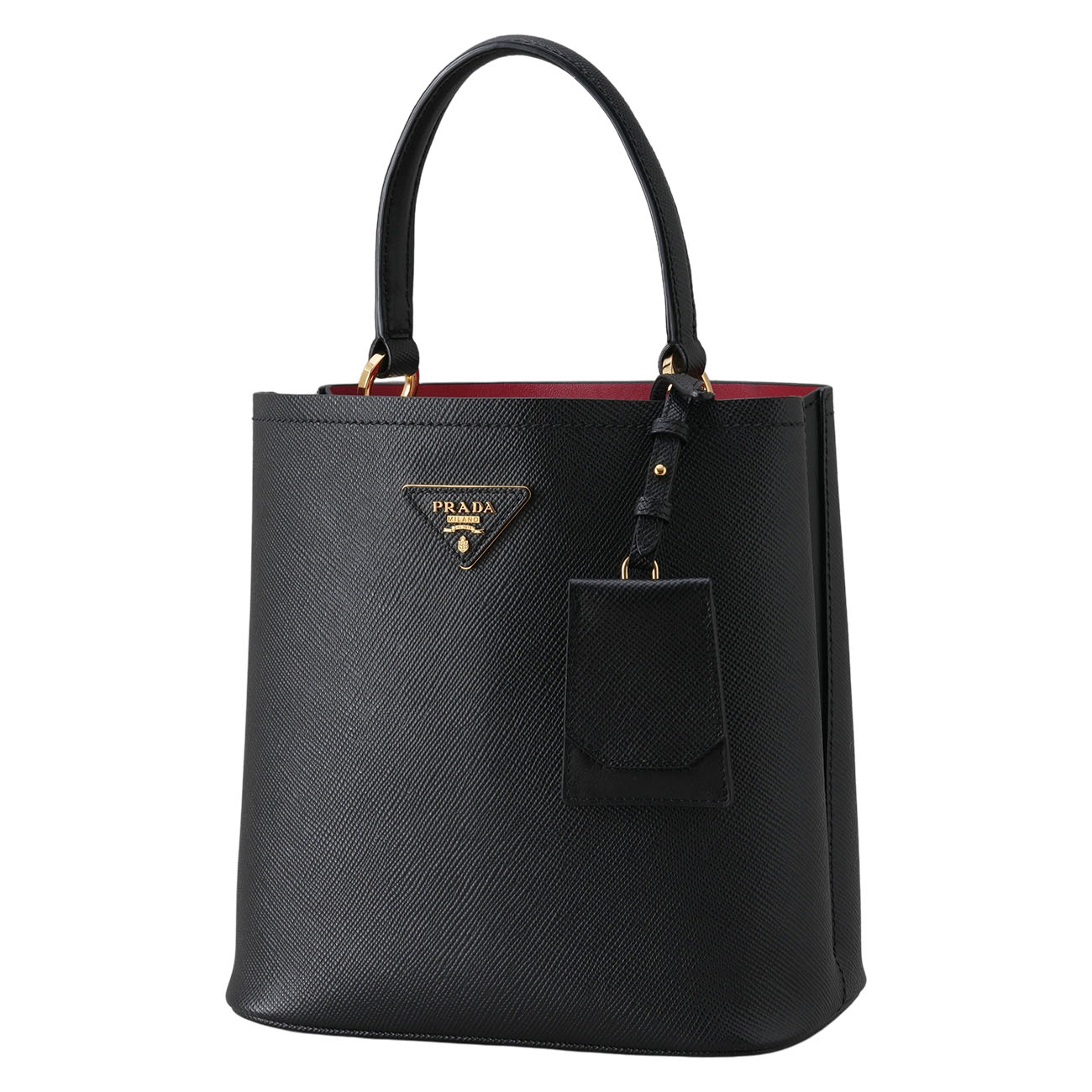 PRADA(USED)프라다 1BA212 사피아노 파니에 버킷백