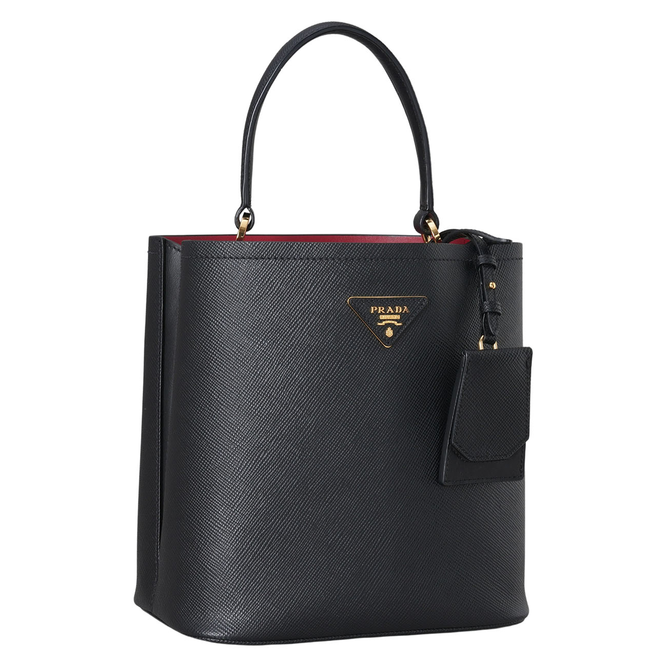 PRADA(USED)프라다 1BA212 사피아노 파니에 버킷백